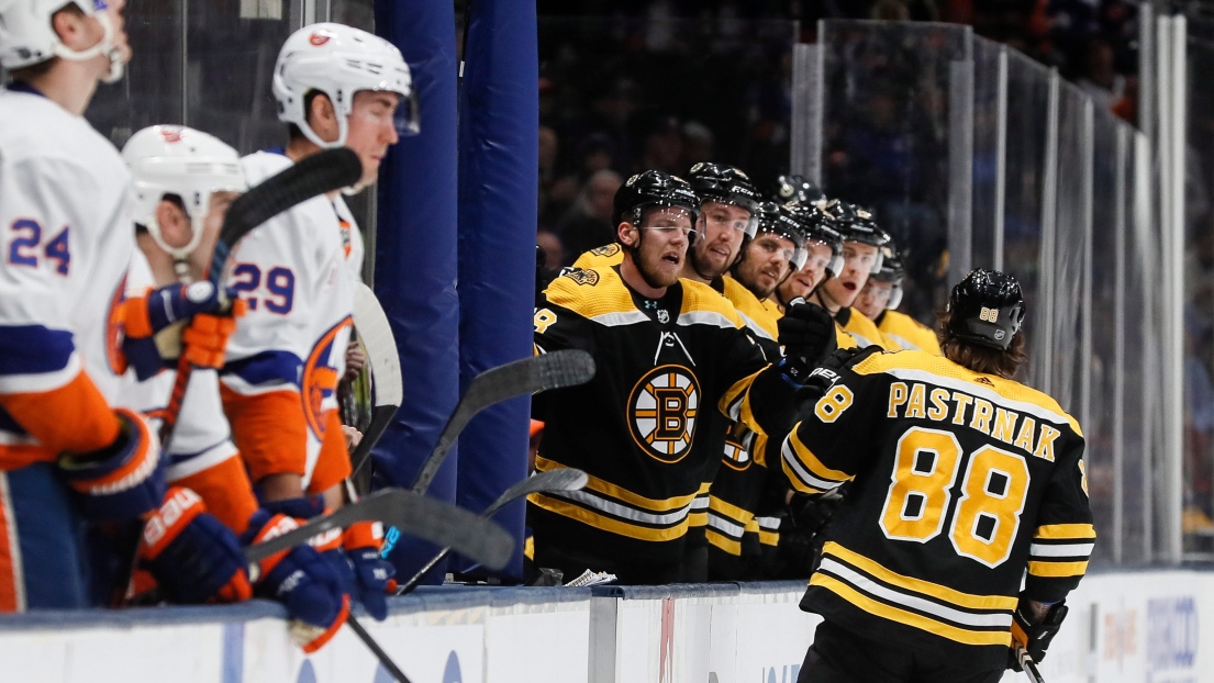 LNH : autre départ canon de David Pastrnak et les Bruins ...