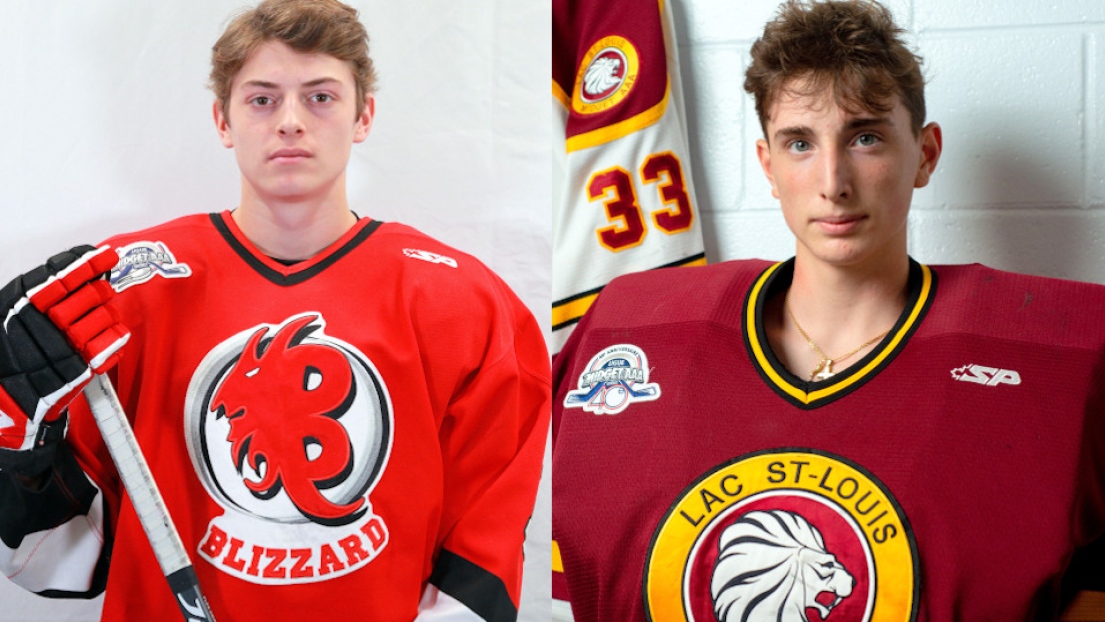 Charles Boutin et Brady James sont joueurs de la semaine dans la Ligue midget AAA.