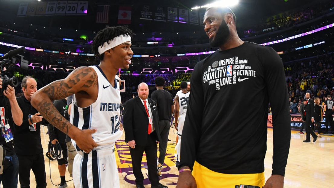 Ja Morant et LeBron James