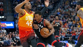 Donovan Mitchell et Kyle Lowry Donovan Mitchell et Kyle Lowry