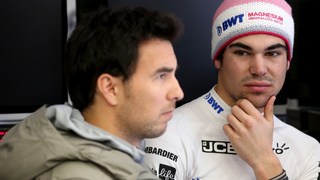 Sergio Perez et Lance Stroll