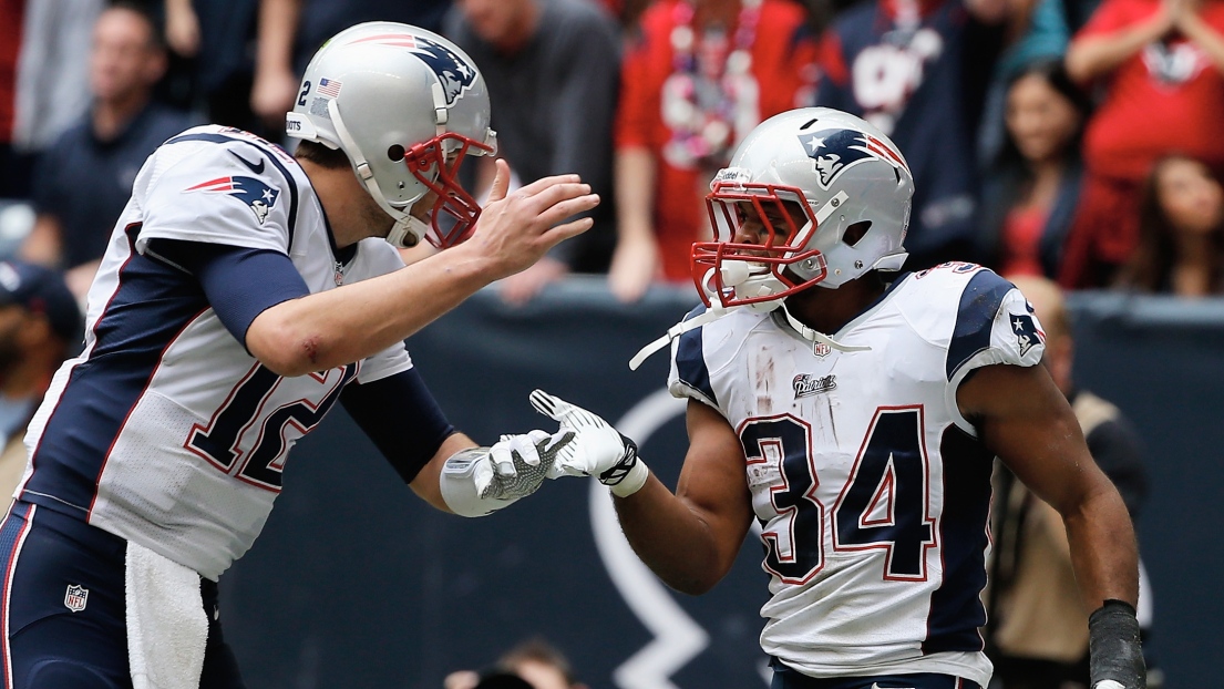 Tom Brady et Shane Vereen