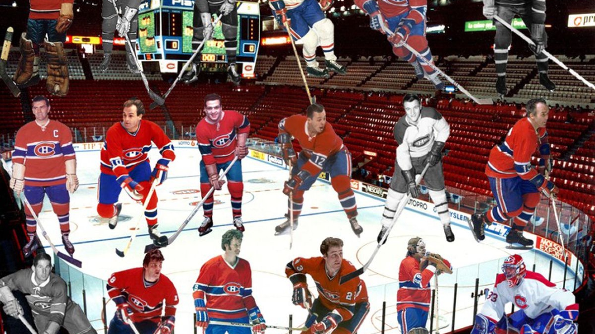 Les grands joueurs dans l'histoire du Canadien de Montréal
