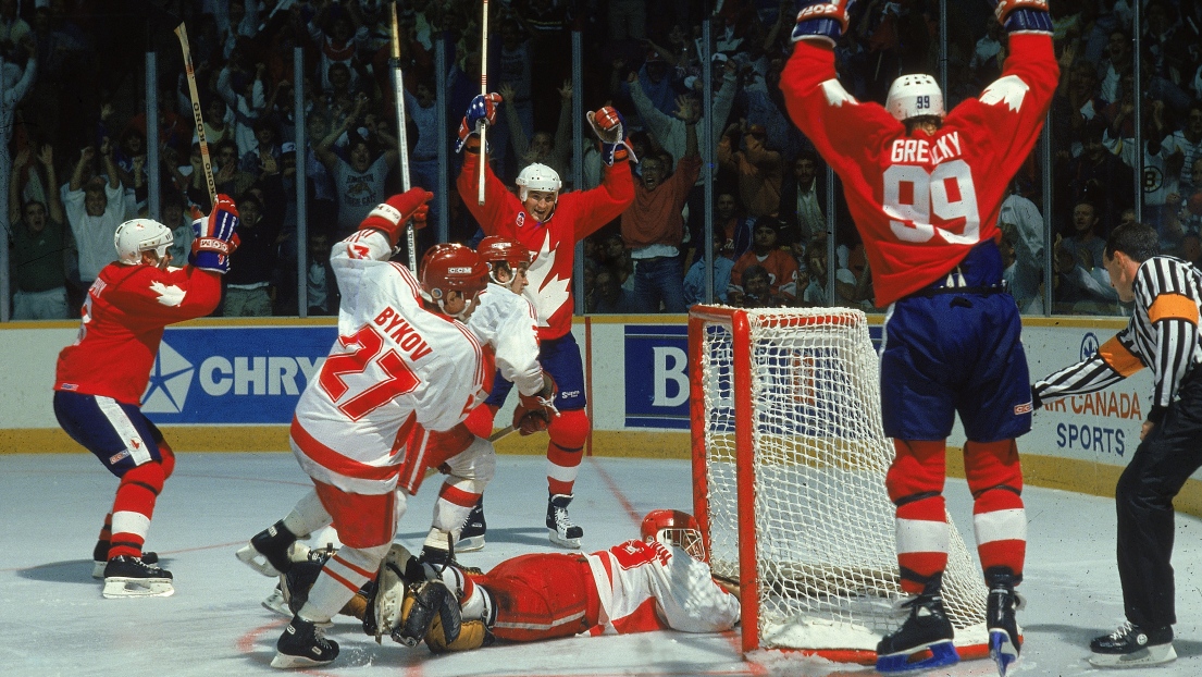 Wayne Gretzky et Mario Lemieux, Coupe Canada 1987