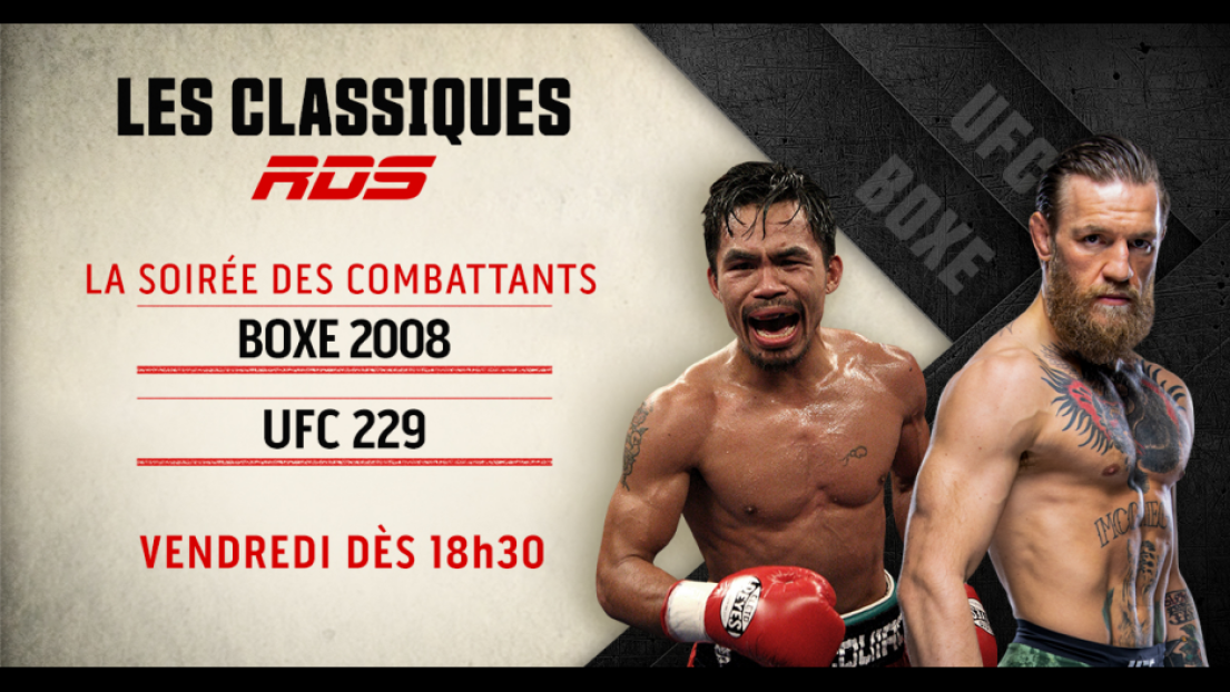 Sur nos ondes le 15 mai: la boxe et l'UFC sont à l'honneur