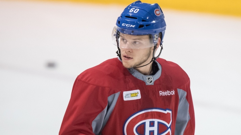 Simon Bourque à l'entrainement