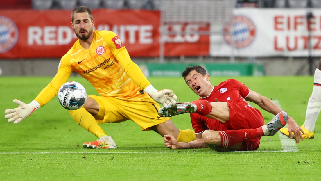 Robert Lewandowski et Kevin Trapp