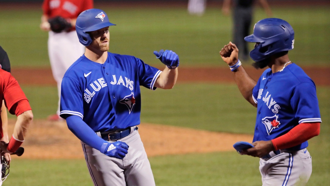 Derek Fisher et Teoscar Hernandez