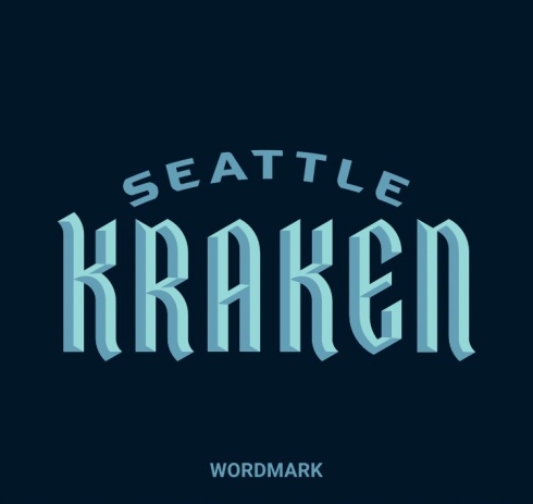 Le troisième logo du Kraken de Seattle