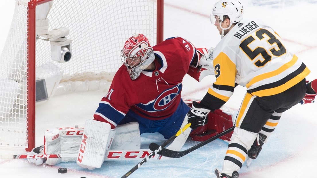 Carey Price et Teddy Blueger