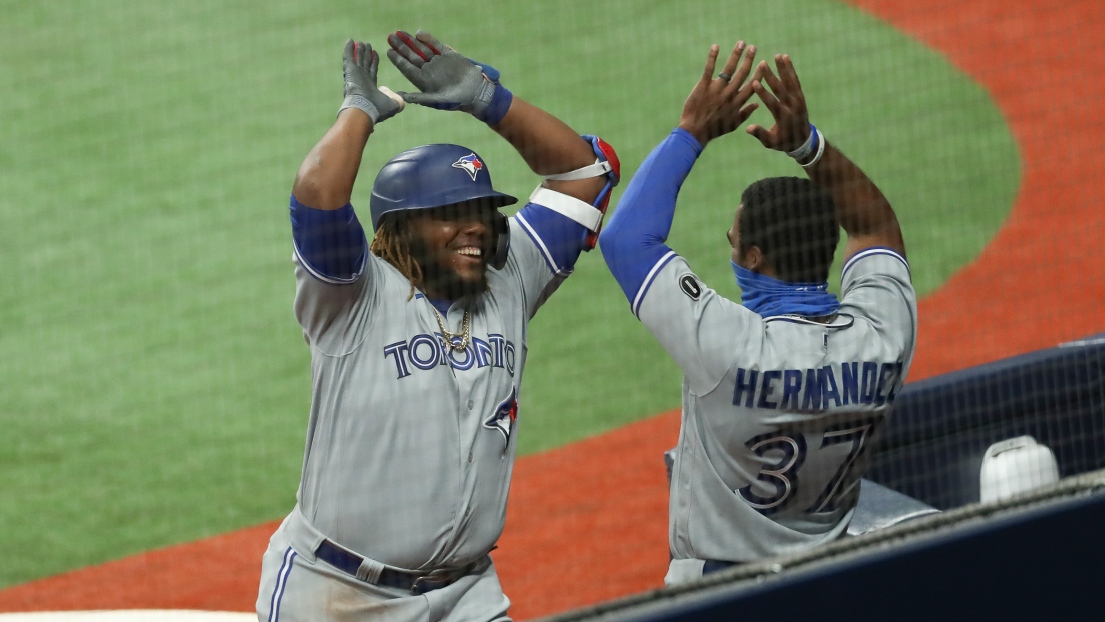 Vladimir Guerrero fils et Teoscar Hernandez