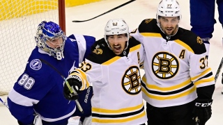 Brad Marchand et Patrice Bergeron Brad Marchand et Patrice Bergeron