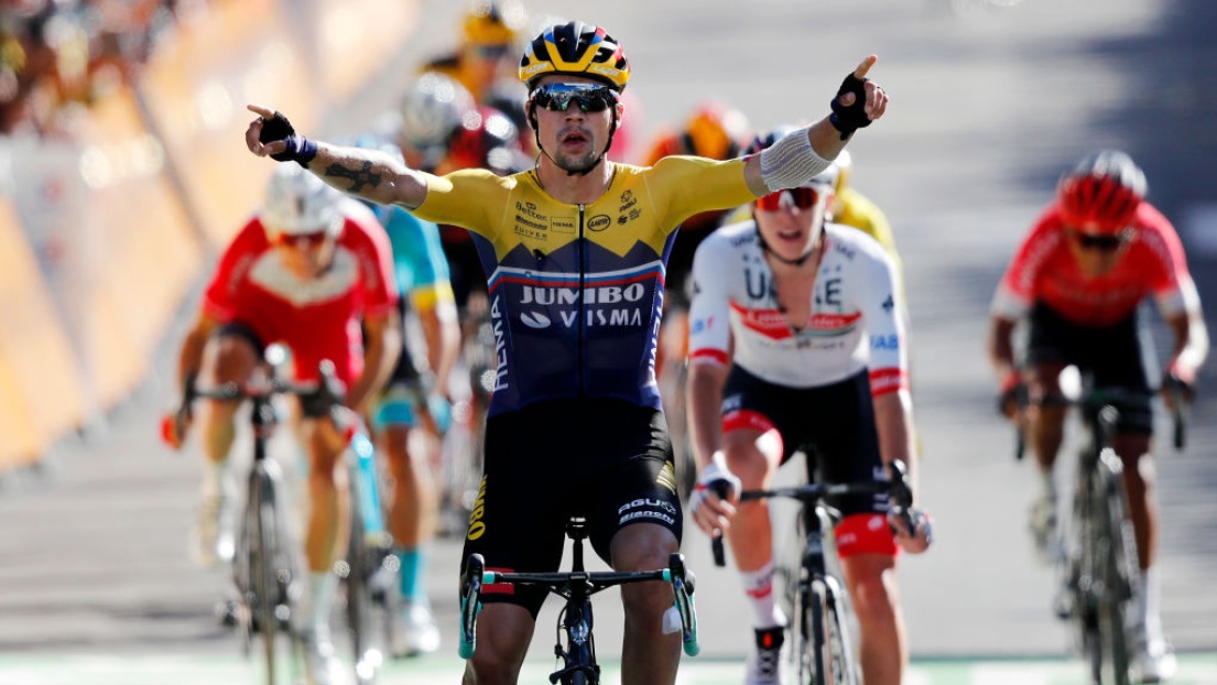 Cyclisme Primoz Roglic remporte la 4e étape du Tour de France RDS.ca