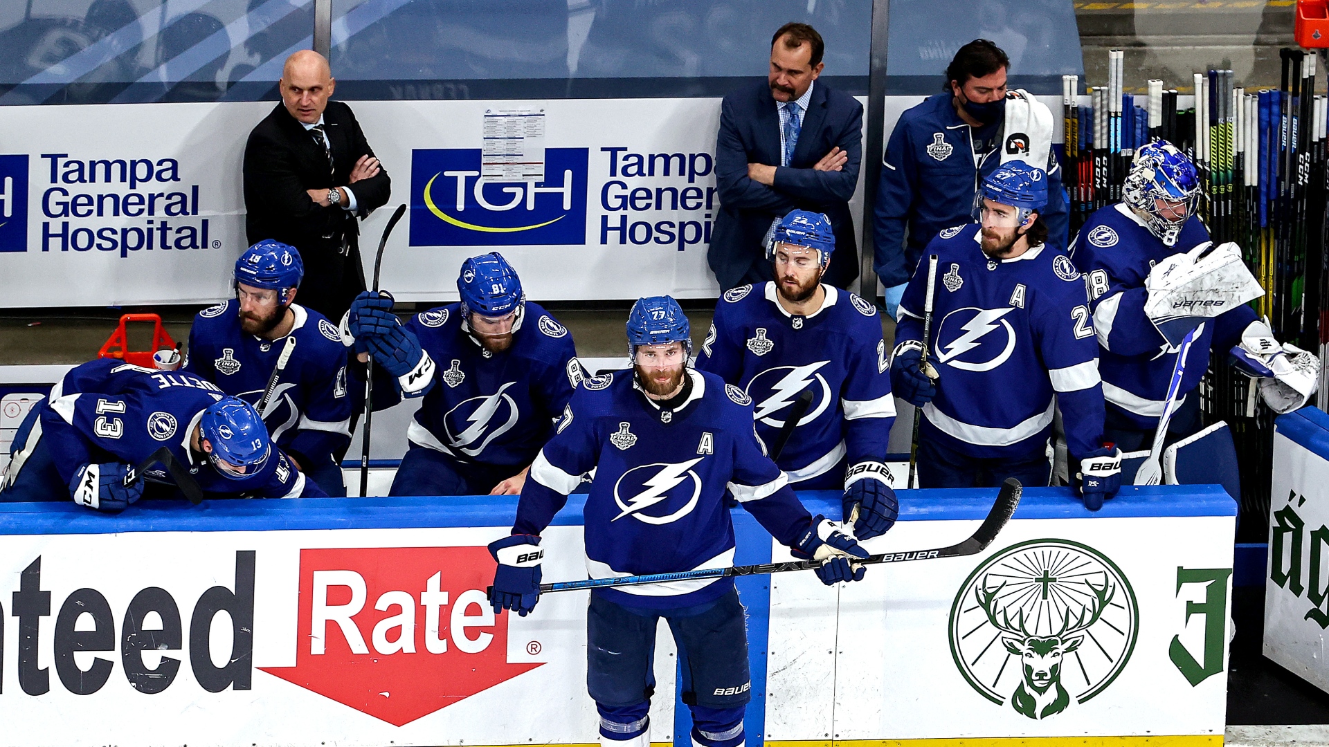 Les joueurs du Lightning de Tampa Bay