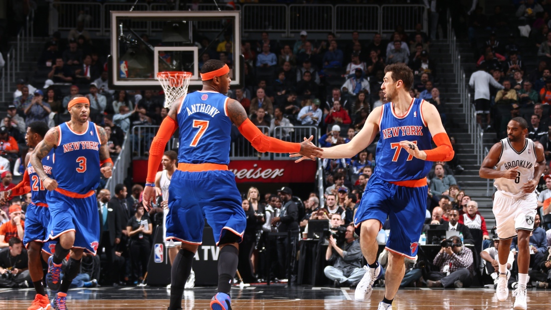 Carmelo Anthony et Andrea Bargnani