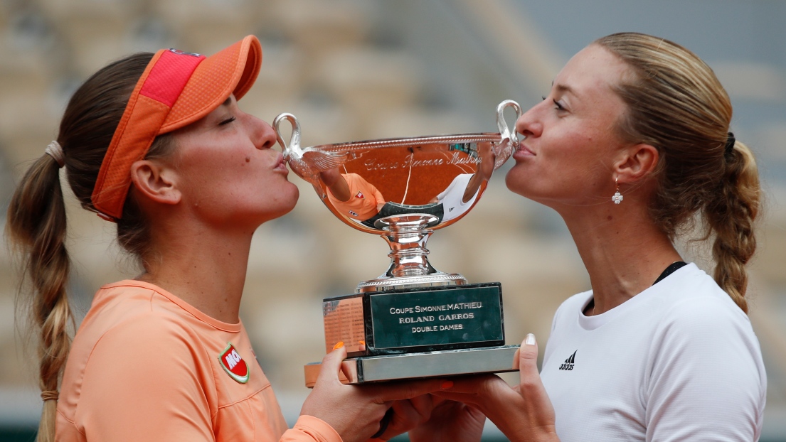 Kristina Mladenovic et Timea Babos