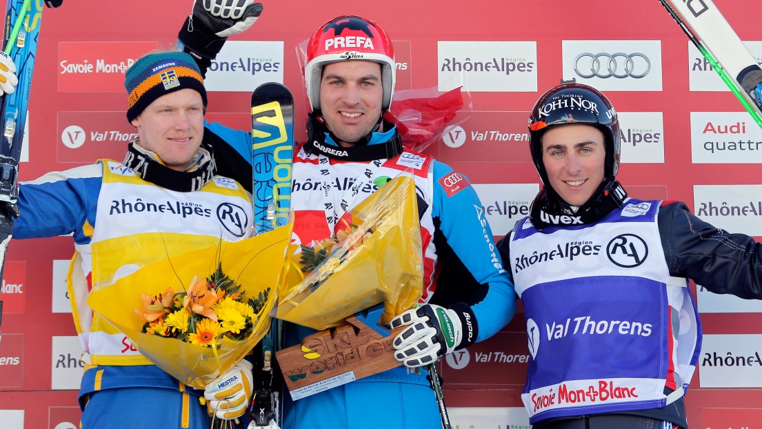 Andreas Matt, Victor Oehling Norberg et Jean Frédéric Chapuis.