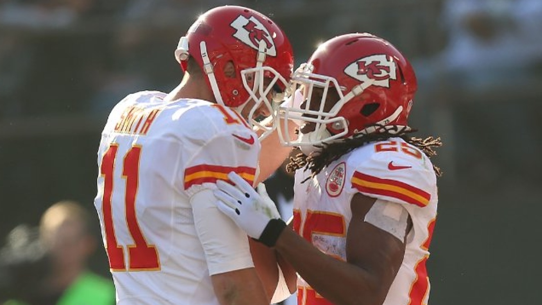 Alex Smith et Jamaal Charles