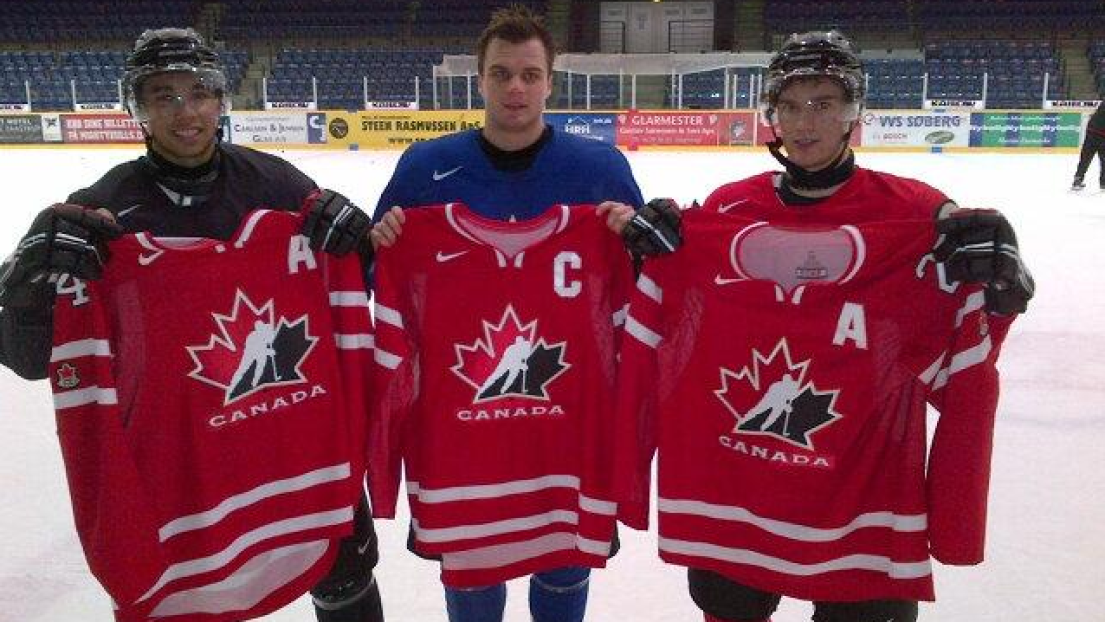 Matt Dumba, Scott Laughton et Jonathan Drouin