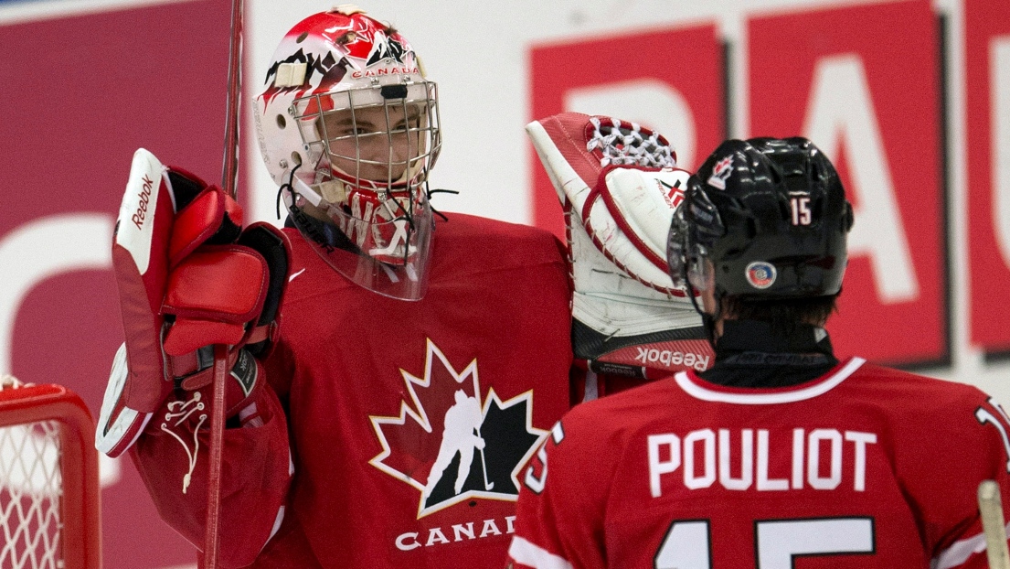 Zachary Fucale et Derrick Pouliot