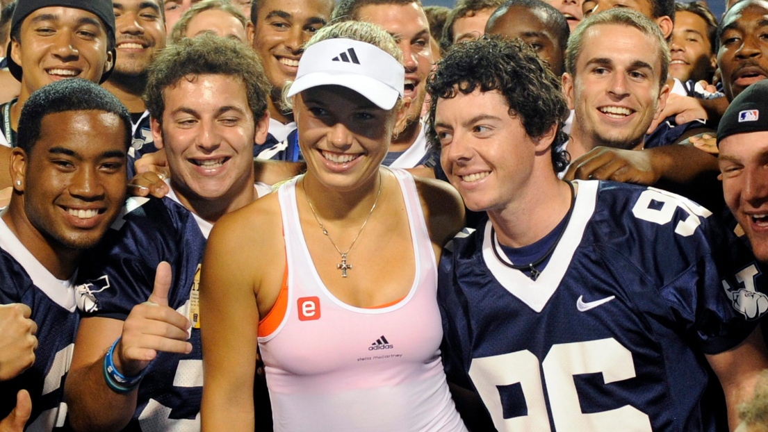 Caroline Wozniacki et Rory McIlroy