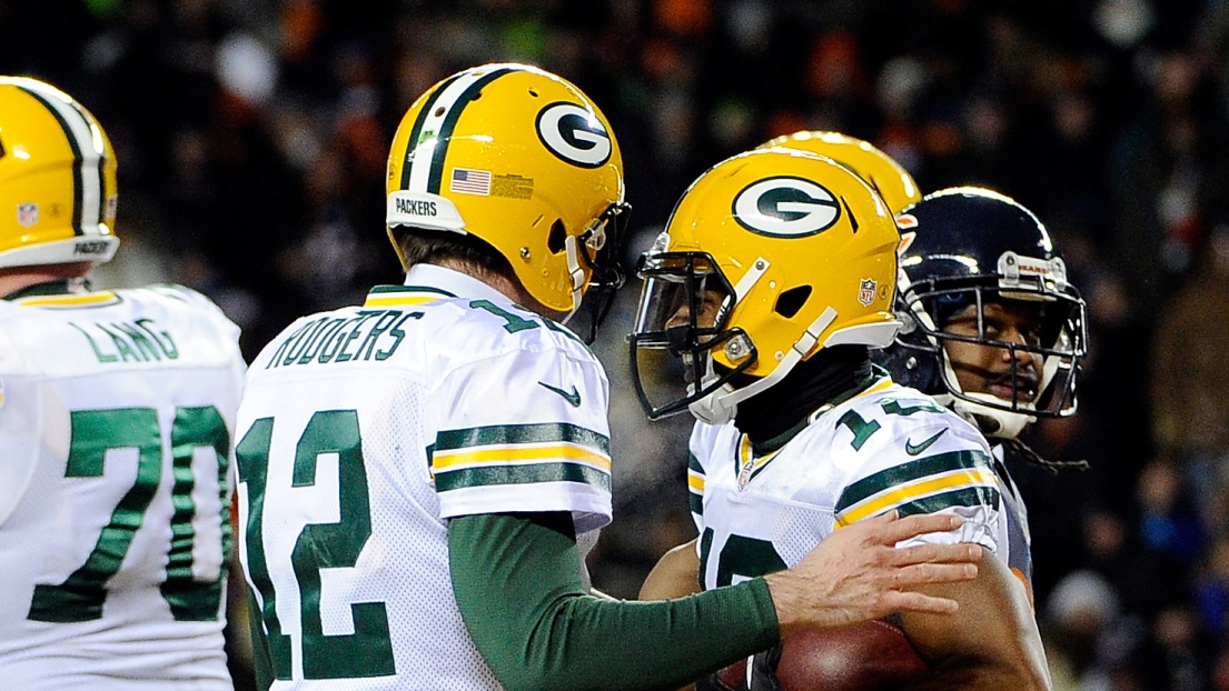 Aaron Rodgers et Randall Cobb