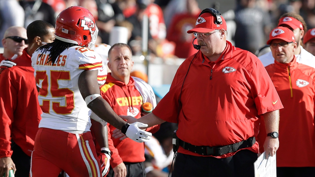 Jamaal Charles et Andy Reid