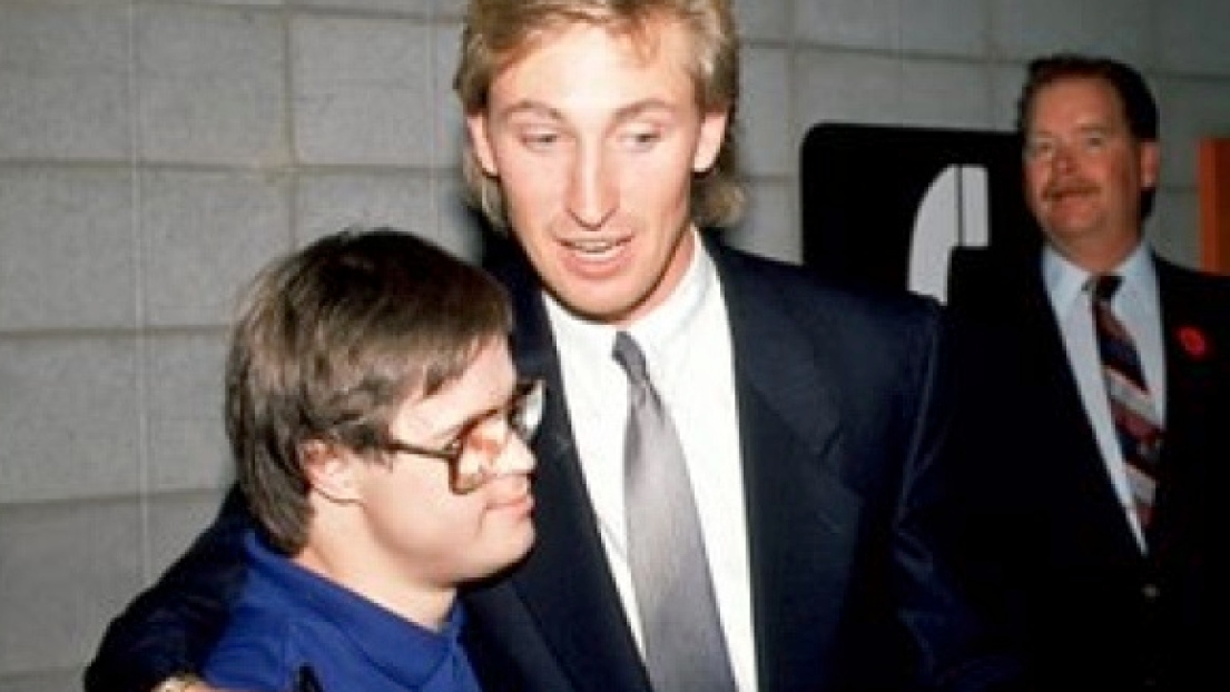 Joey Moss et Wayne Gretzky