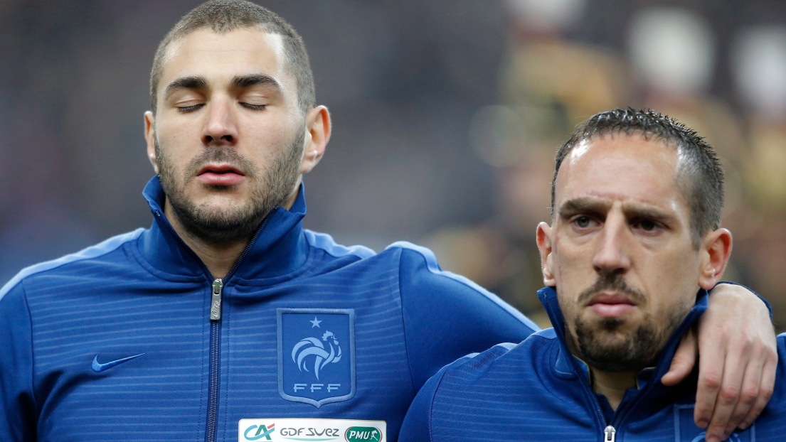 Karim Benzema et Franck Ribéry