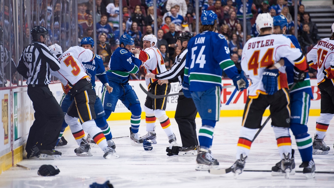 Flames de Calgary et Canucks de Vancouver