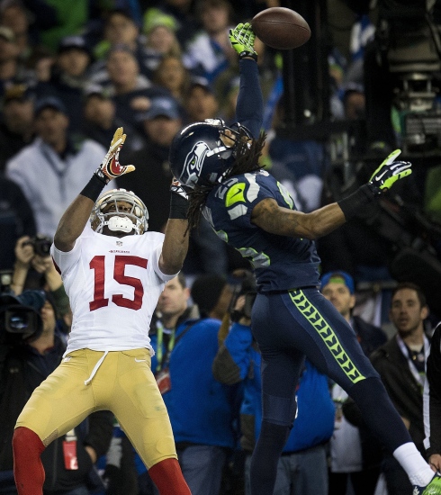 Richard Sherman et Michael Crabtree