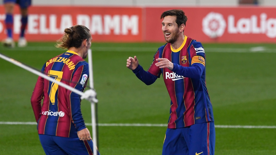 Lionel Messi et Antoine Griezmann