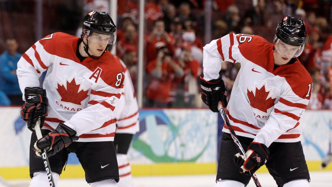 Sidney Crosby et Jonathan Toews