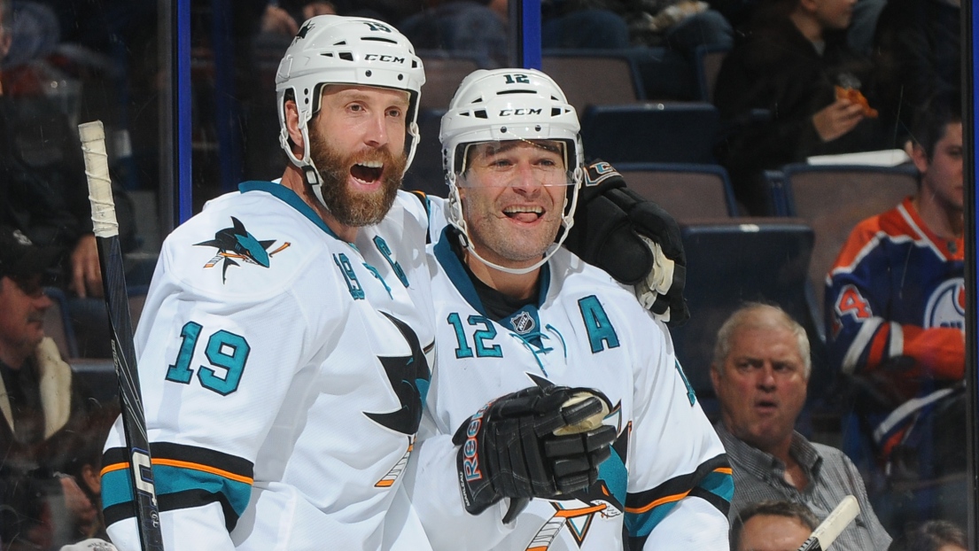 Joe Thornton et Patrick Marleau