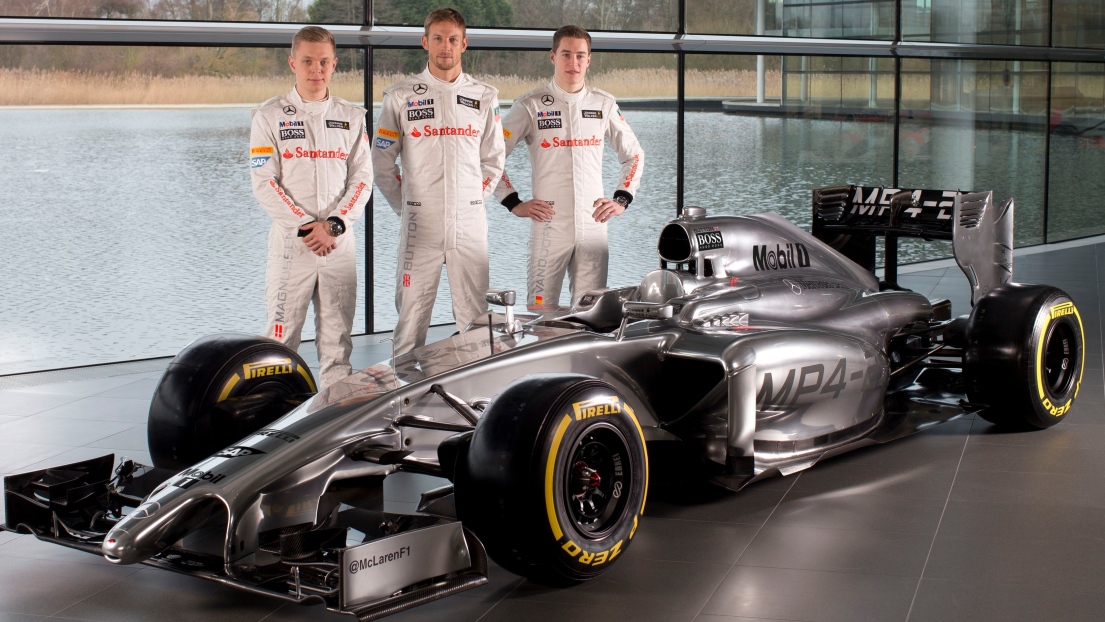 Kevin Magnussen, Jenson Button et Stoffel Vandoorne