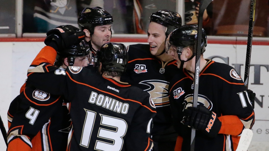 Ryan Getzlaf et Corey Perry