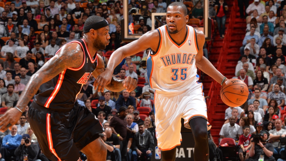 Kevin Durant et LeBron James