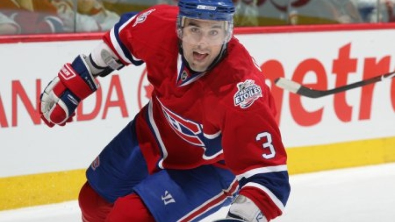 Ryan O'Byrne dans l'uniforme du Canadien de Montréal