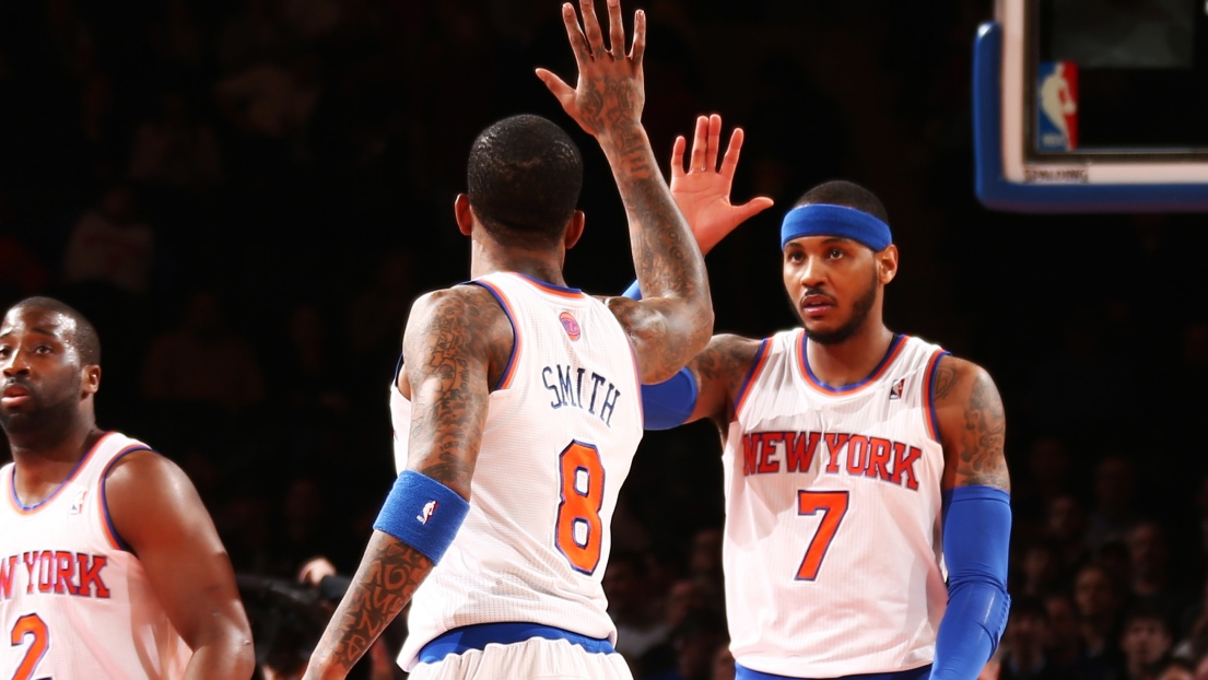 J.R. Smith et Carmelo Anthony