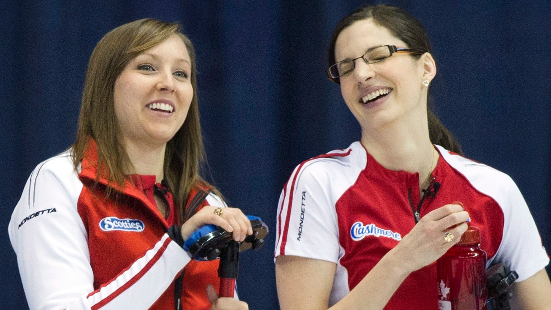 Rachel Homan et Lisa Weagle