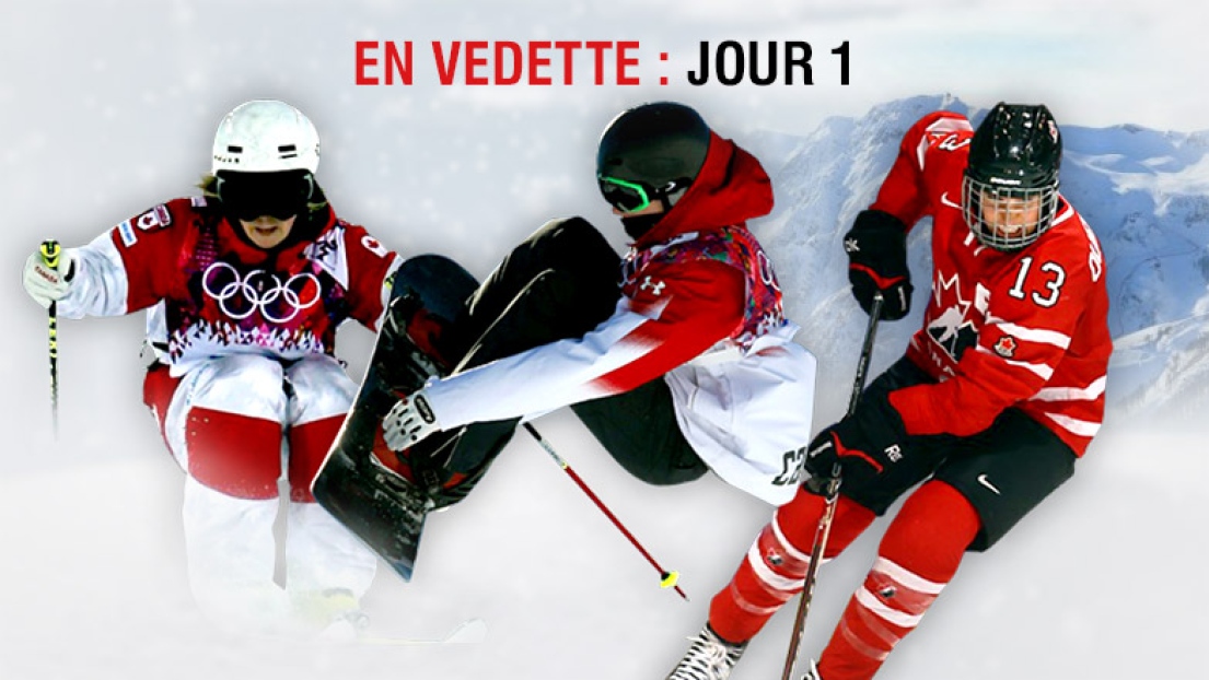 Justine Dufour-Lapointe, Maxence Parrot et Caroline Ouellette