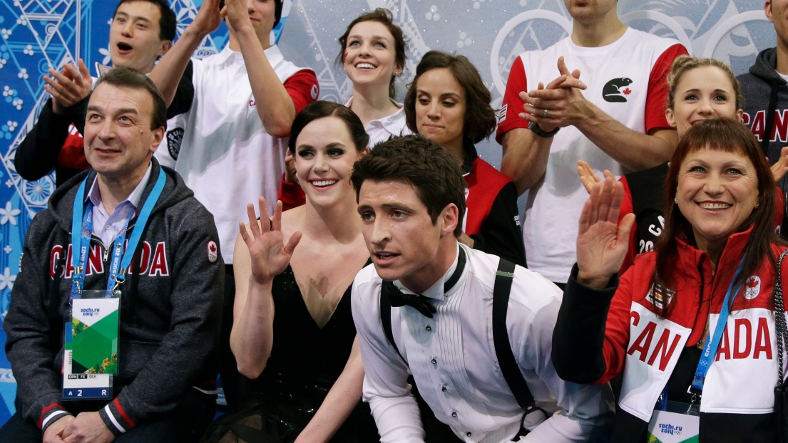 Tessa Virtue, Scott Moir et l'équipe canadienne