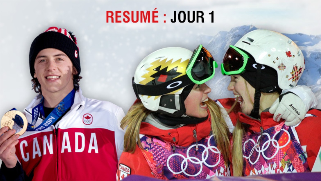 Mark McMorris et les soeurs Chloé et Justine Dufour-Lapointe