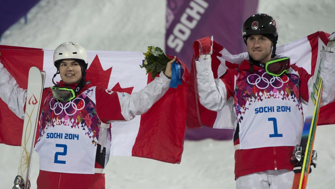 Mikaël Kingsbury et Alexandre Bilodeau