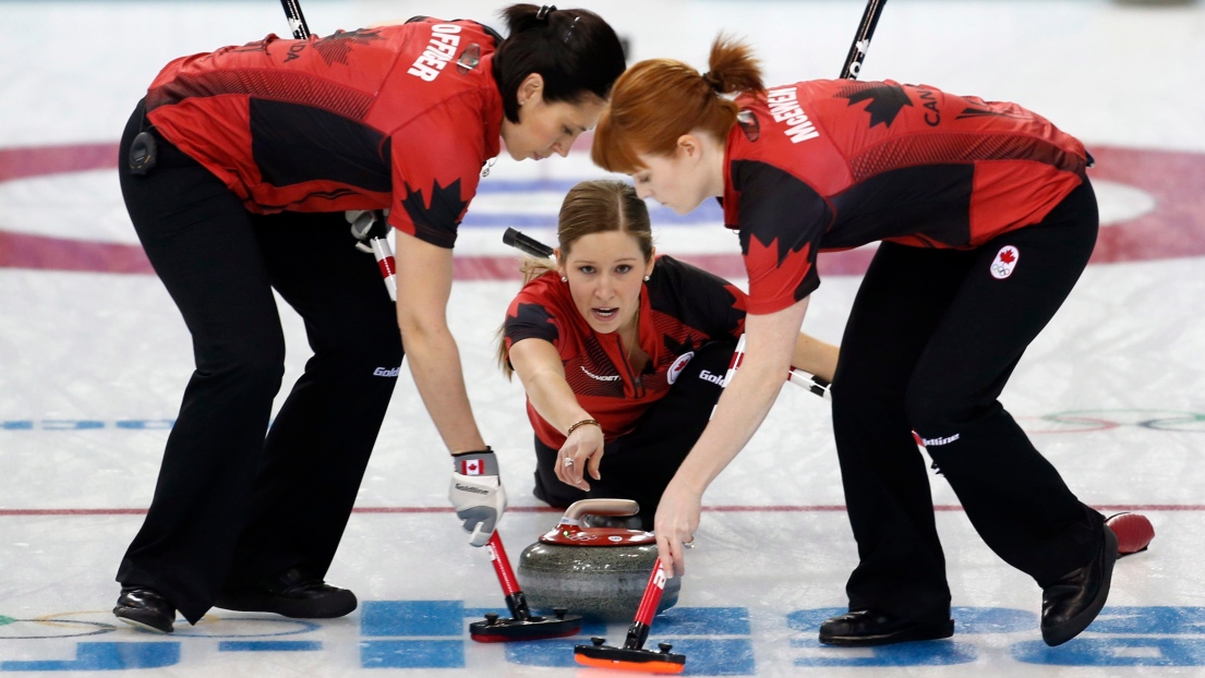 Jill Officer, Kaitlyn Lawes et Dawn McEwen