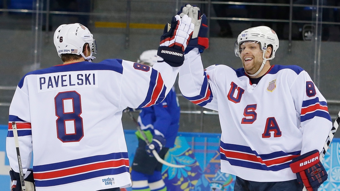 Joe Pavelski et Phil Kessel