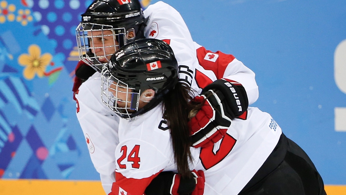 Lauriane Rougeau et Natalie Spooner