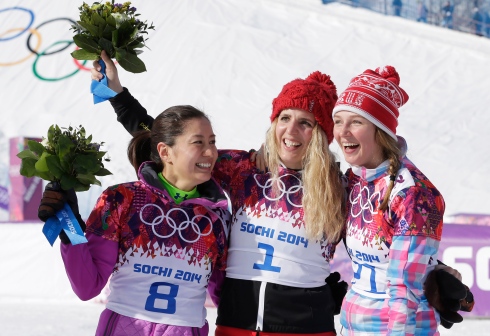 Tomoka Takeuchi, Patrizia Kummer et Alena Zavarzina