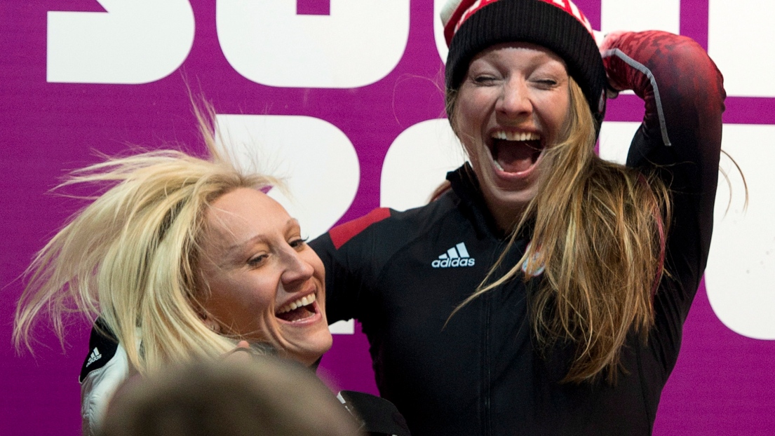 Kaillie Humphries et Heather Moyes