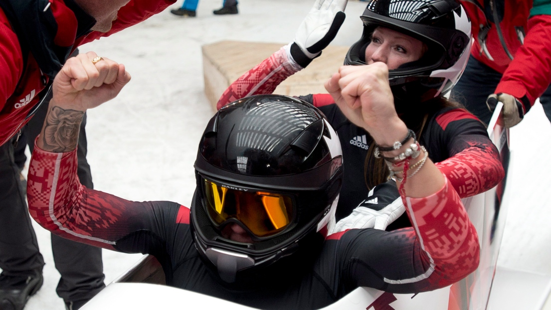 Kaillie Humphries et Heather Moyse